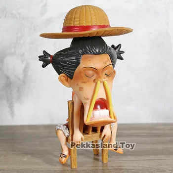 

new one piece pvc action figure kawaii Q version Monkey D Luffy Roronoa Zoro Vinsmoke Sanji figure collection gift hot