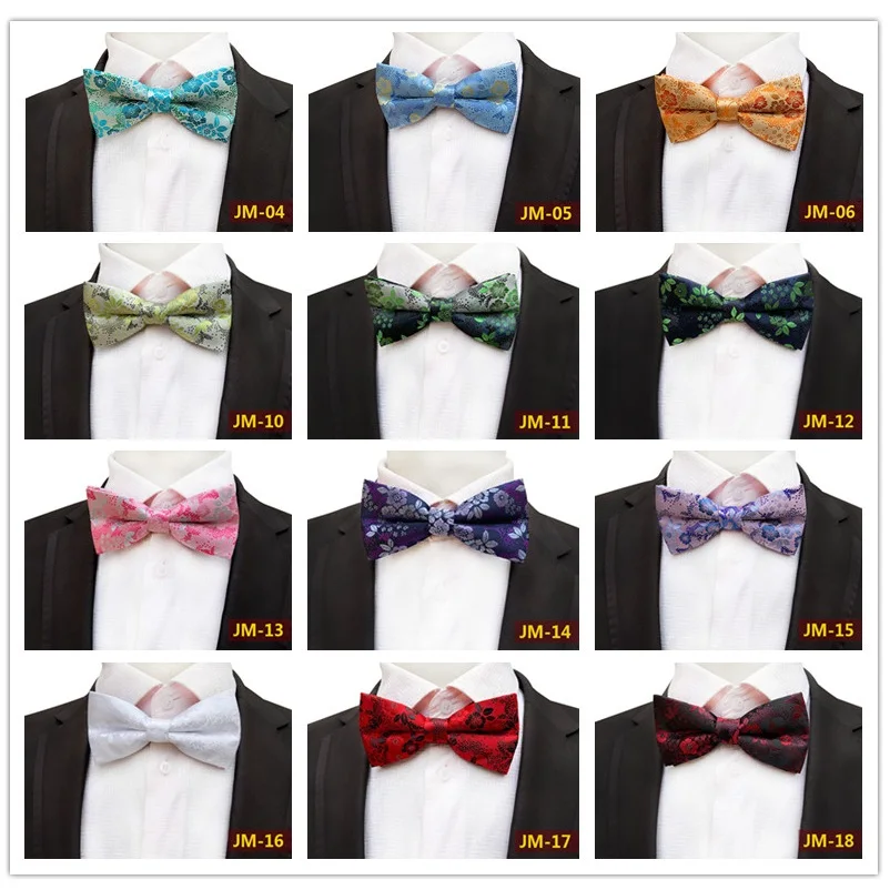 

Floral Bow Ties for Men Mariage gravata corbatas Flower Necktie Polyester Bowtie Wedding Butterfly