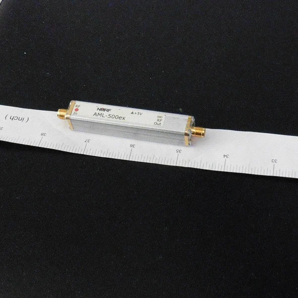 

Free shipping AML-500ex 500MHz picture transmission RF high gain low noise amplifier LNA coaxial feed type