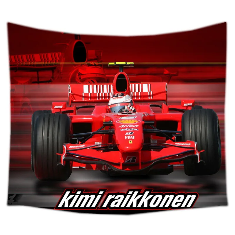 

Kimi Raikkonen Custom Tapestry Table Cloth Beach Blanket Home Decorative Wall Hanging Picnic Mat