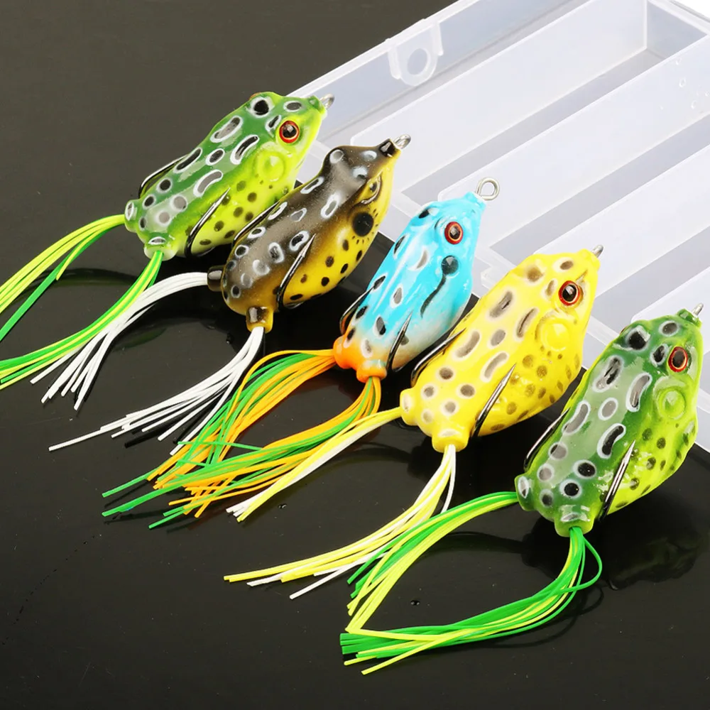 Buy Sougayilang 5pcs/lot Frog Lure With Box 4 Colors