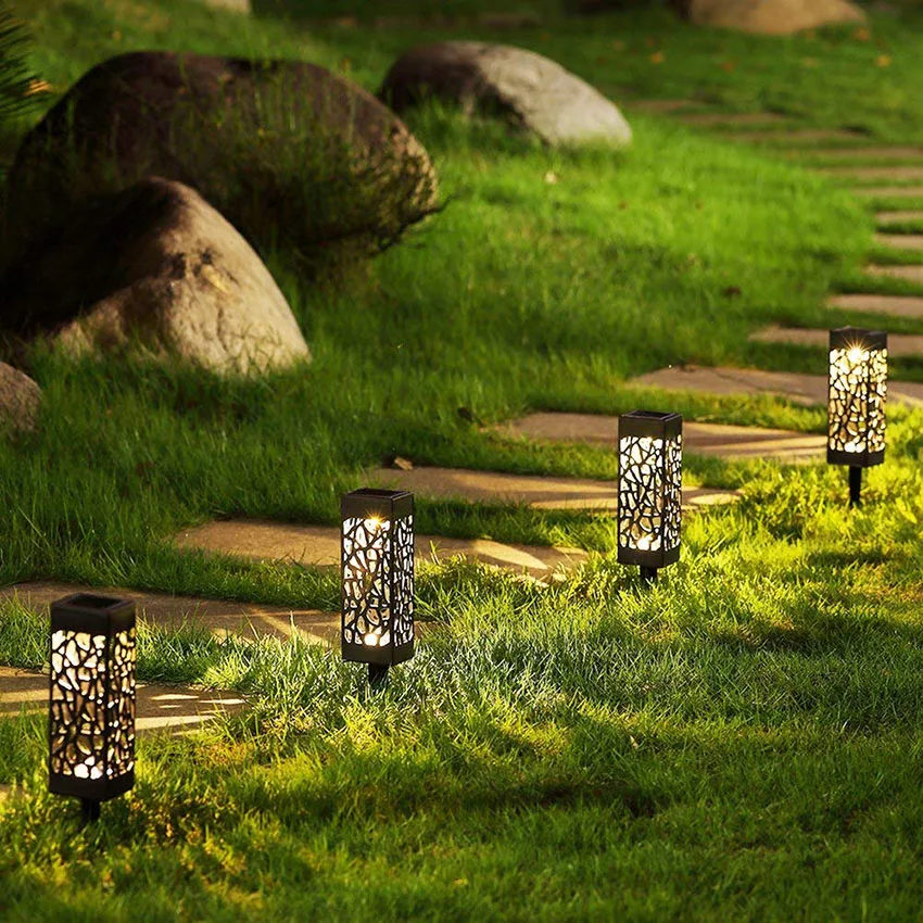 Água ao ar Movido a Energia Luzes do Jardim Luzes da Decoração Pcs à Prova Livre Luzes Caminho Solar Levou Gramado Lâmpadas Solares Paisagem 6 d' 7 Lâmpadas solares