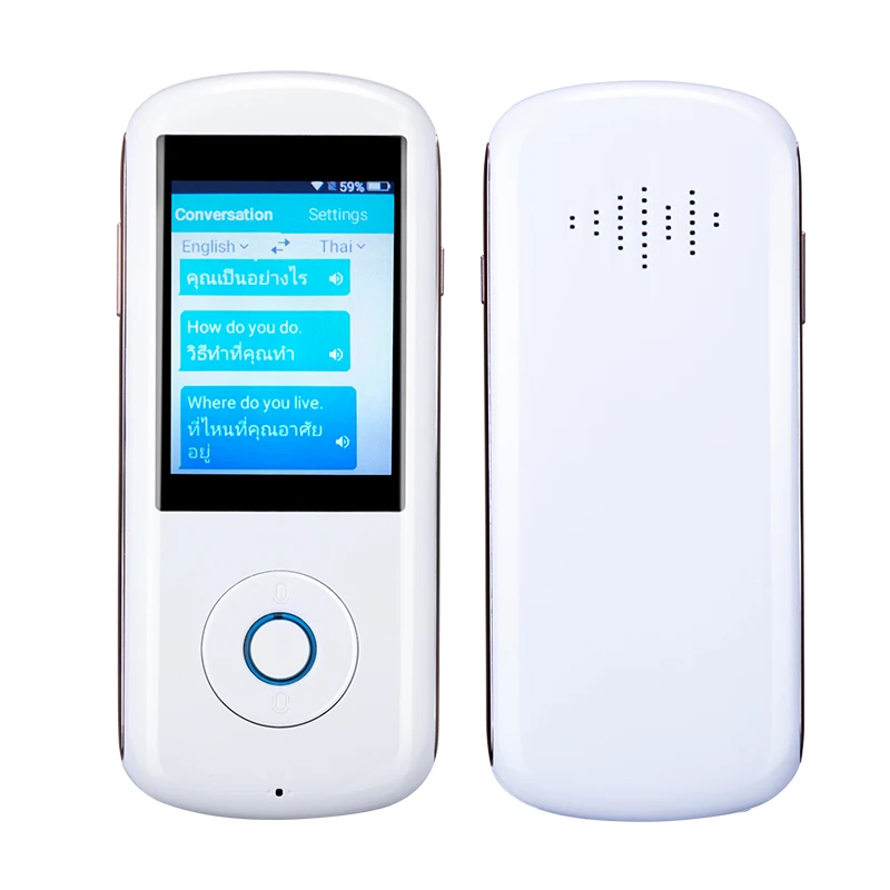 XYCING Portable Translator Real time Instant Smart Voice Translator Simultaneous Translation 35 Languages 4G WIFI Global Online