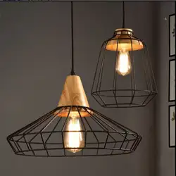 Гладить освещение творческий люстра с одной лампой бар промышленные ресторан ретро ностальгические магазин-салон студийная лампа