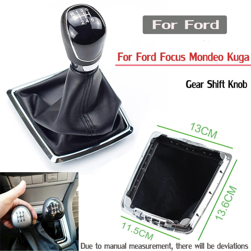 Car With Dustproof Cover 5 6 Speed Gear Shift Knob Knob Lever Shifter