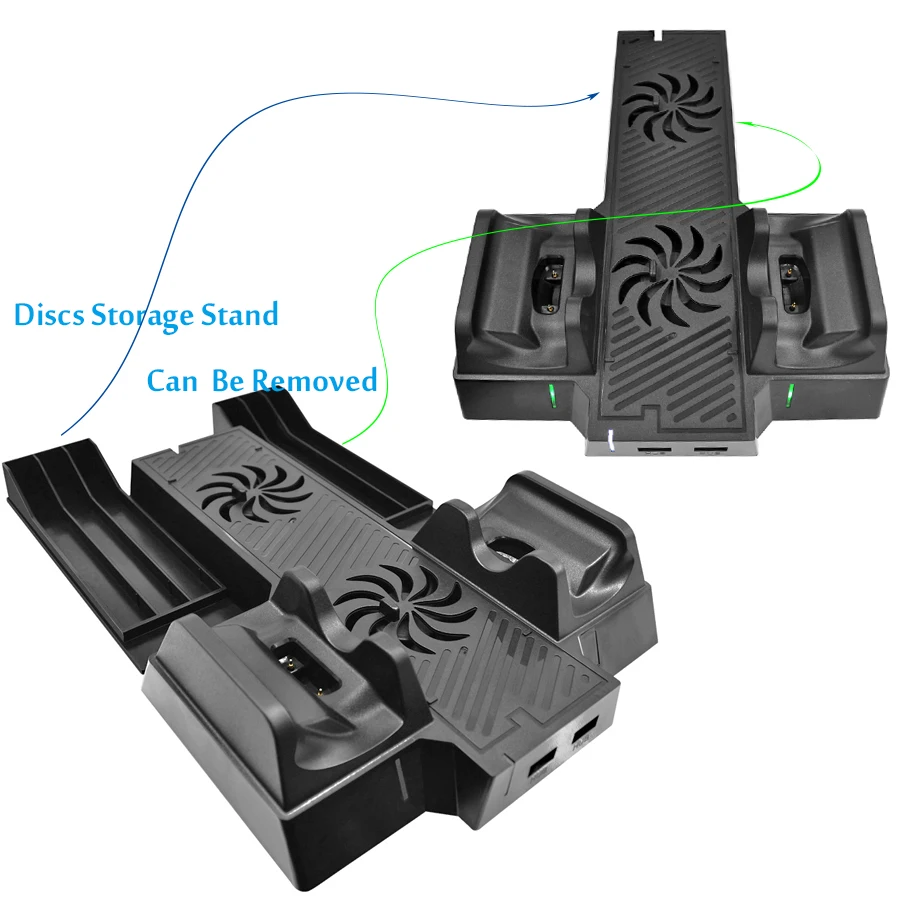 Вертикальная подставка контроллер зарядное устройство зарядная док-станция кулер охлаждающий вентилятор для Xbox One X игровые диски стеллаж для хранения Для Xboxone X