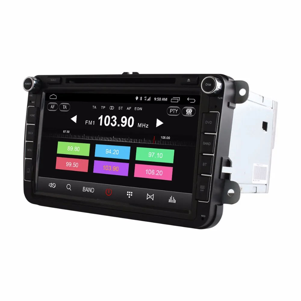 Flash Deal Android 6.0 Octa Core 2G RAM 4G LTE Wifi Car DVD Player for VW Polo Passat B6 CC GOLF Tiguan Jetta Touran Seat Leon GPS Radio 3