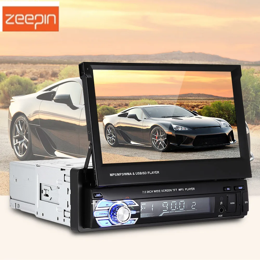 

RM - GW9601 7.0 inch HD TFT LCD Screen Wince System MP5 Car Multimedia Player with Bluetooth FM Radio Steering Wheel Control