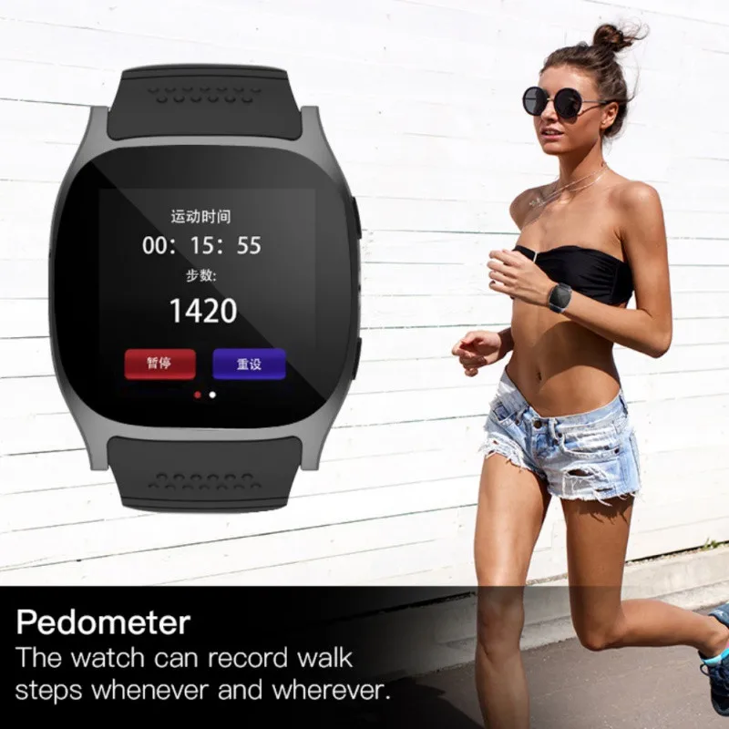 T8 Bluetooth Smart Watches Support SIM &TF Card With Camera Sync Call Message Men Women Smartwatch Watch For Android lordzmix (13)
