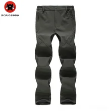 Осенне-зимние походные лыжные штаны мужские и женские флисовые водонепроницаемые ветрозащитные дышащие брюки уличные брюки