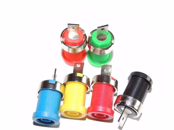 500PCS Multimeter instrument 4MM Binding Post Banana Socket panel mount
