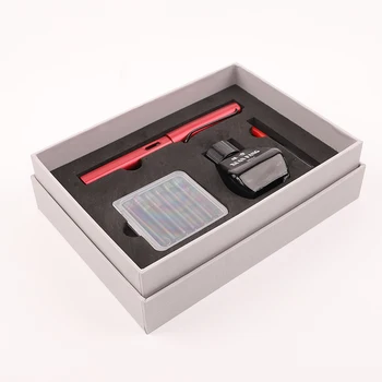 

Fountain Pen Ink Set with 30ml Bottle Ink and Ink Cartridge Writing Posture Correction Ink Pens for Writing with Gift Case