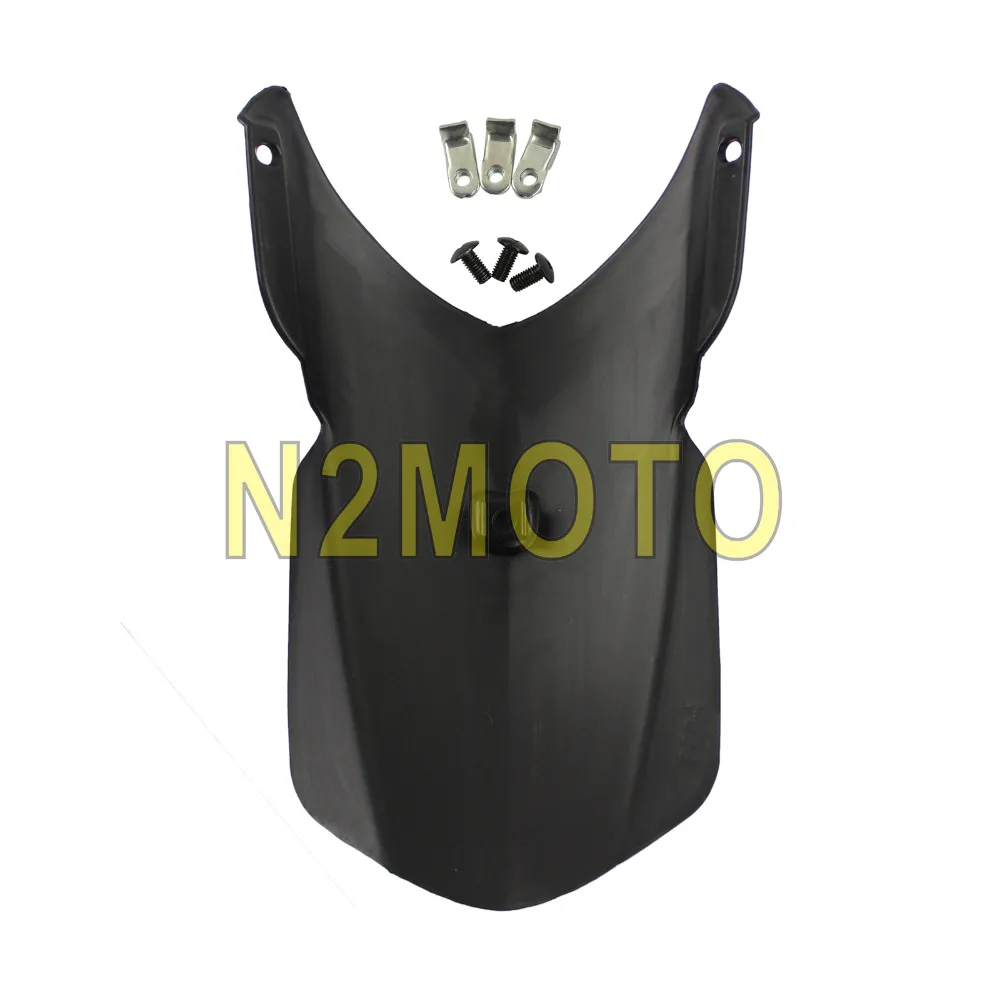 

Black Motorcycle Front Fender Extension 5.75" Extender for BMW F650GS F800GS F800 Adventure ADV All
