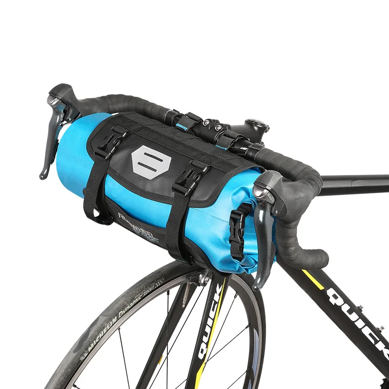 

ROSWHEEL Bicycle Bag 3-7L Black100% Full Waterproof Bike Handlebar Front Bag MTB Road Cycling Bike Front Tube Basket Panniers