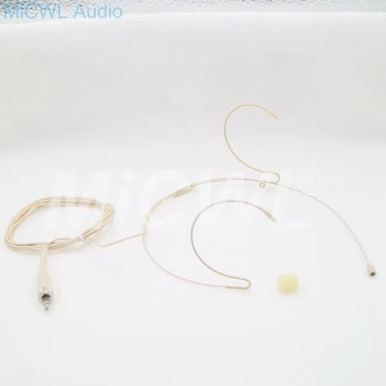 

Pro Headworn Microphone Omni-directional Beige Headset Microphone For Sennheiser System Bodypack
