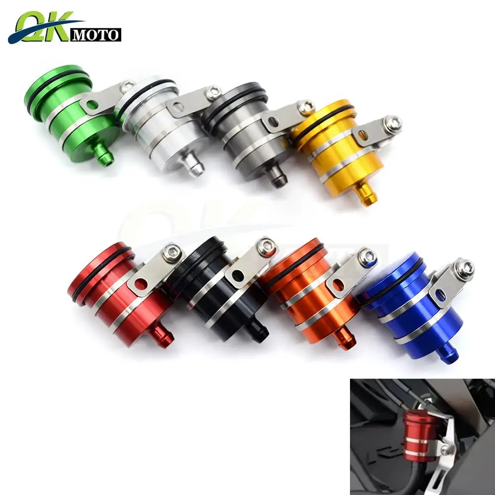 Motorcycle CNC Universal Rear Brake Pump Fluid Tank Reservoir Brake