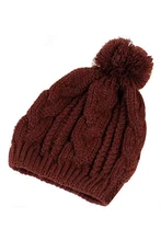 Теплая Зима Unisex Мужчины Женщины Вязать Промашка Шапочка Багги Hat-Кофе