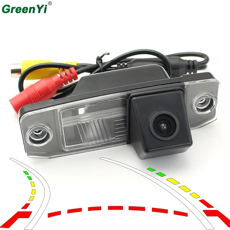 

Car Dynamic Trajectory Reverse Backup Rear View Camera For Kia Sorento Sportage Carens Ceed Opirus Vehicle Tracks Camera