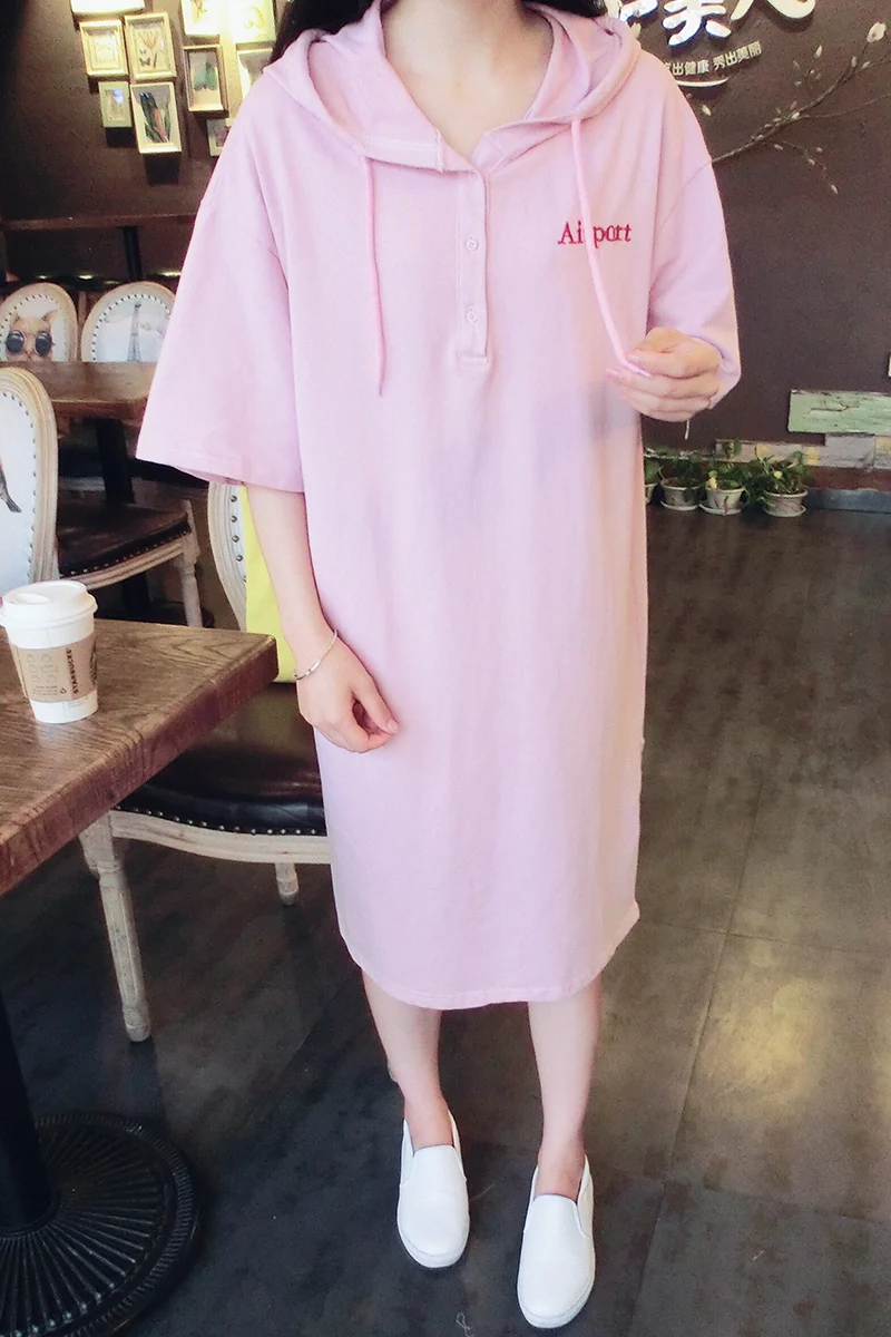 520 Лето новая Корейская версия небольшой, свежей кепки, большой размер беременных женщин футболки Платья