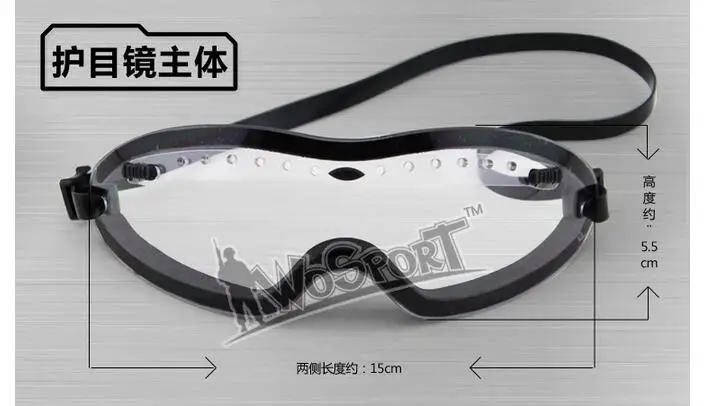 Tactical Goggles Shooting Glasses CS Field Tactical Shooting Glasses Goggles Riding Airsoft Paintball Anti Wind Sand Goggle NL883