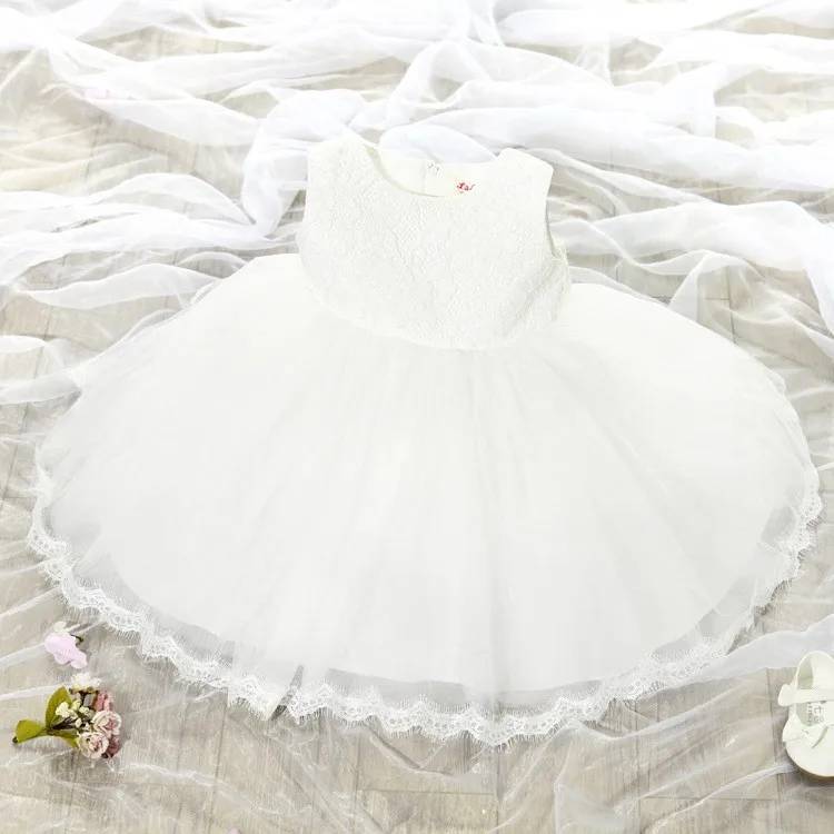 2-8 лет платья для маленьких девочек для дня рождения платья розовое белое с бантиком на свадьбу вечеринку дня рождения детские платья для рождества