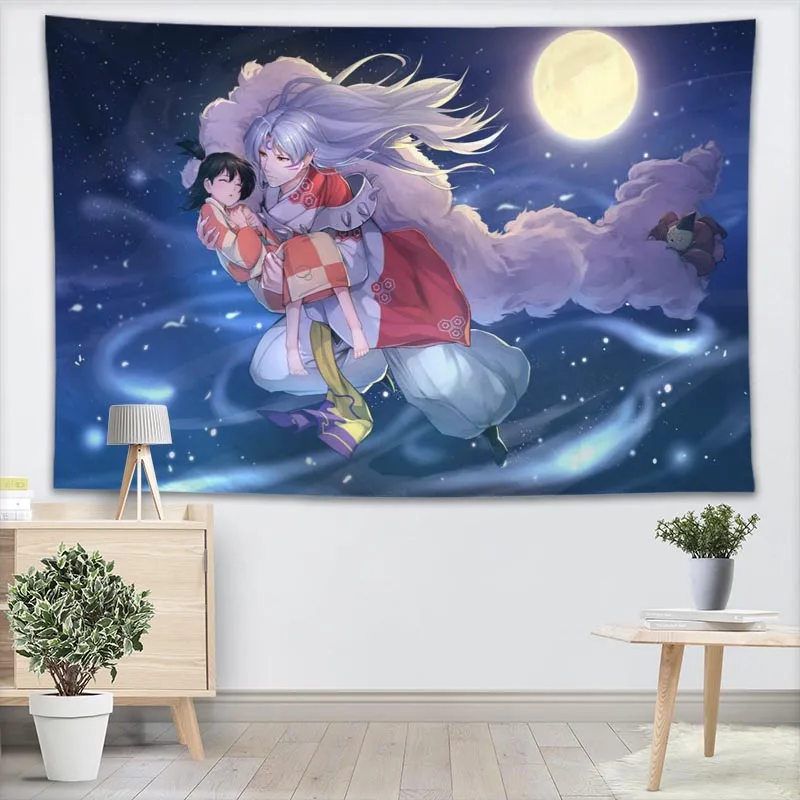 إينوياشا قماش مزخرف جداري تخصيص أسلوبك اليوغا كنبة مكتب مفرش منقوش للأطفال غرفة كلية المسكن الديكور إينوياشا قماش مزخرف جداري تخصيص أسلوبك اليوغا كنبة مكتب مفرش منقوش للأطفال غرفة كلية المسكن الديكور