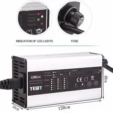 Автоматическое портативное 12 v 5a зарядное устройство 12 v литий-ионное зарядное устройство