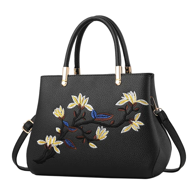 Fashion Women Flower Pattern Crossbody Bag Shoulder Bag Handbag Totes