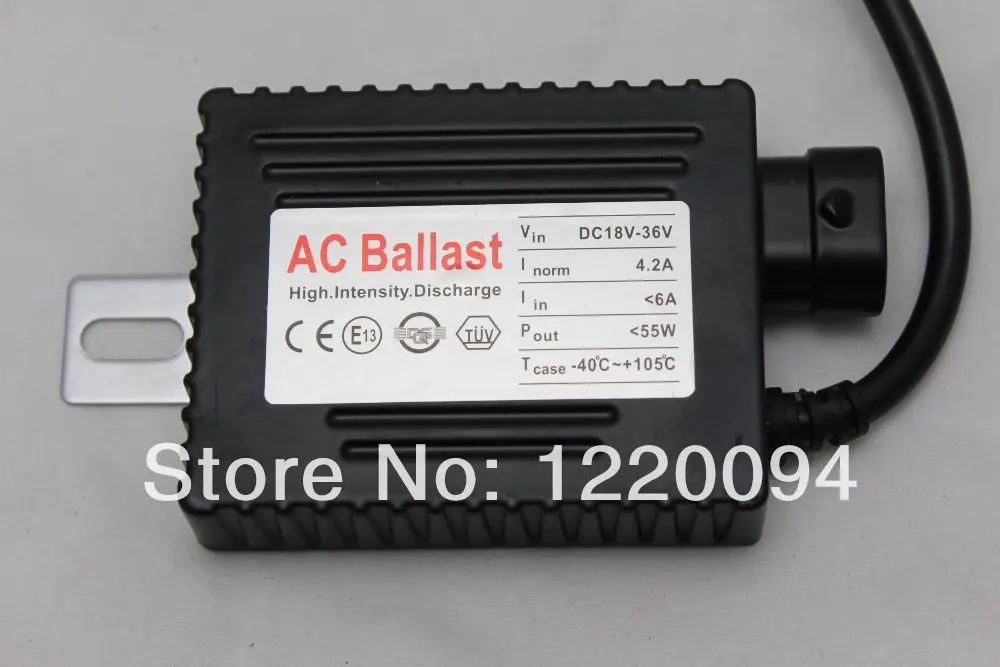 

1PCS 55W Fast Brightness Hid Ballast 0.1Second Quick Starting Hid Xenon Ballast for all of xenon lamp FREE SHIPPING
