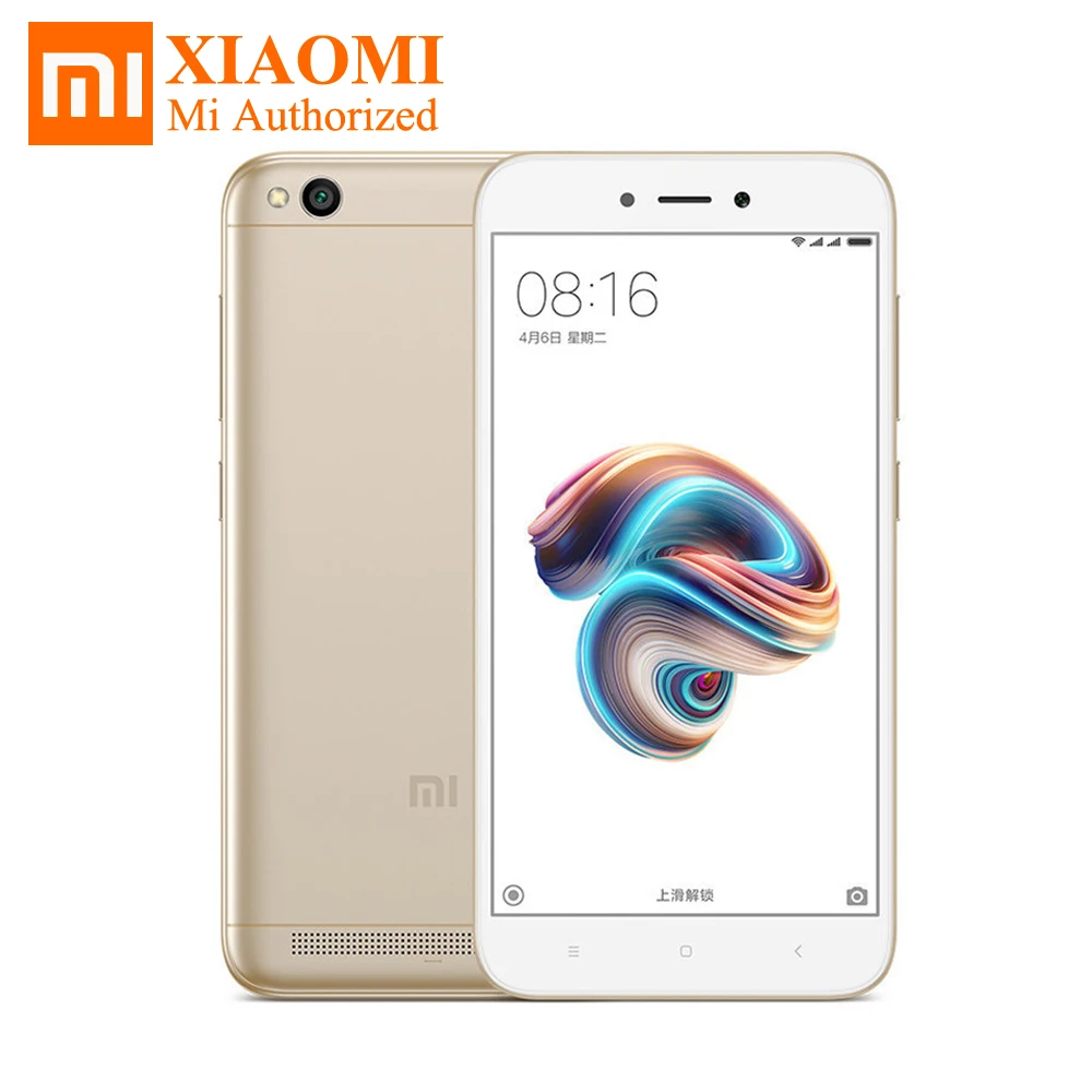 Многоязычная оригинальный Xiaomi Redmi 5A 3 ГБ Оперативная память 32 Встроенная 5 0 дюймов
