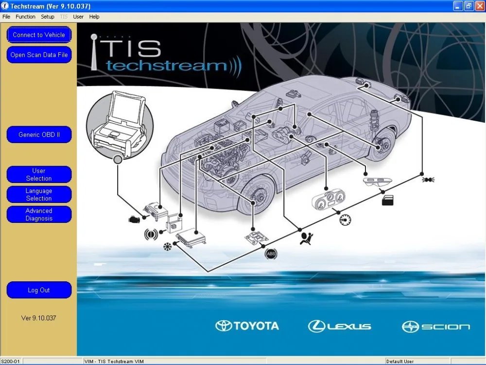 TIS Techstream V14.30.023(11/)+ флэш перепрограммирование DVD для Toyota