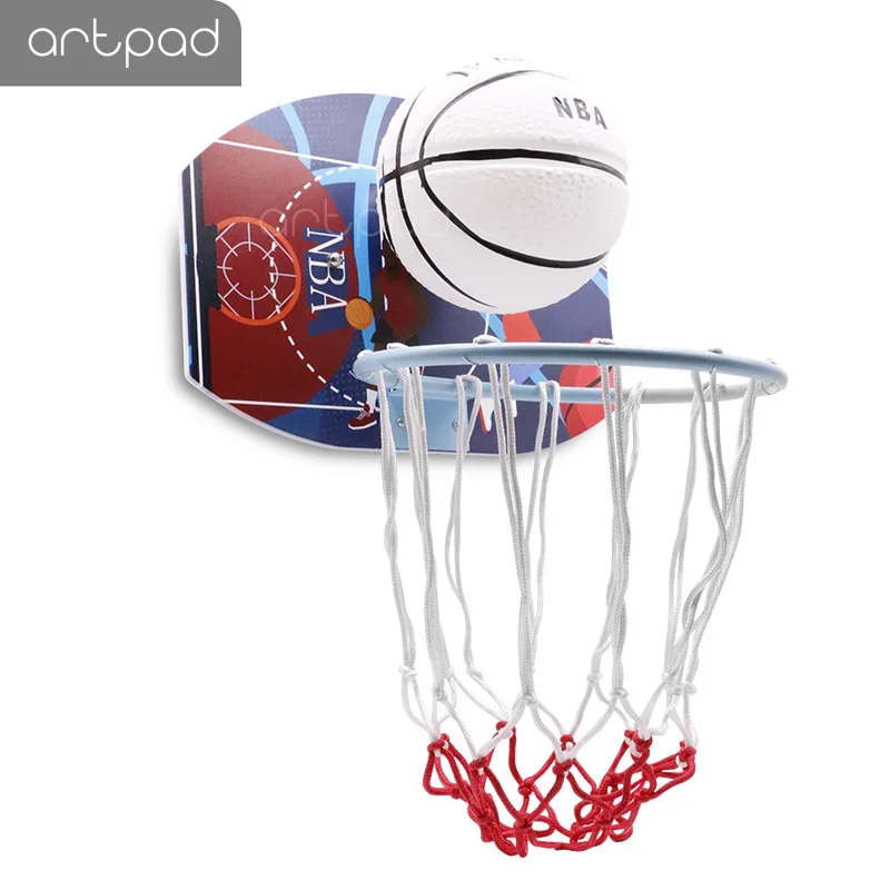 

Modern Childern Bedroom Living Room Decorative Lights Led Fixture Glass NBA Basketball Wood Base Lampshade E27 LampHoder