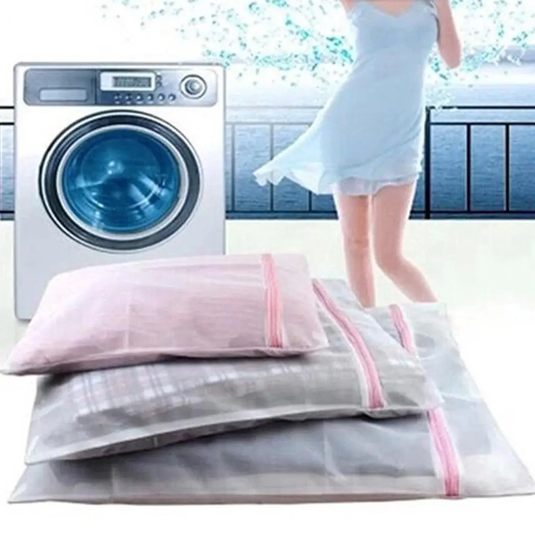 

3 Size organized Underware Bag Protect washing Make Fine Mesh Clothes Washing Coarse your Reusable mesh Laundry bag For Home
