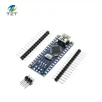 10PCS Promotion Funduino Nano 3.0 Atmega328 Controller Compatible Board for Arduino Module PCB Development Board NANO V3.0