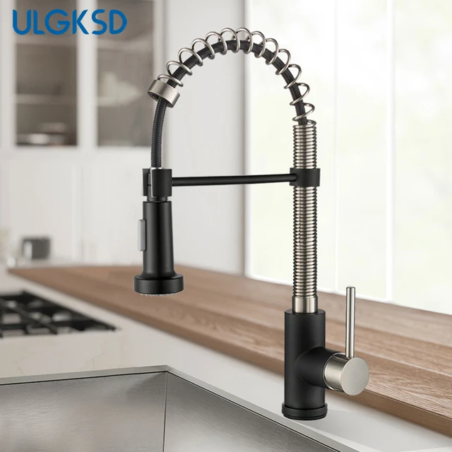 Special Price Brushed Nickel / Chrome Kitchen Faucet Single Two Types Sprayer Vessel Sink Mixer Tap Deck Mounted Single Hole Faucet Special Price Brushed Nickel / Chrome Kitchen Faucet Single Two Types Sprayer Vessel Sink Mixer Tap Deck Mounted Single Hole Faucet