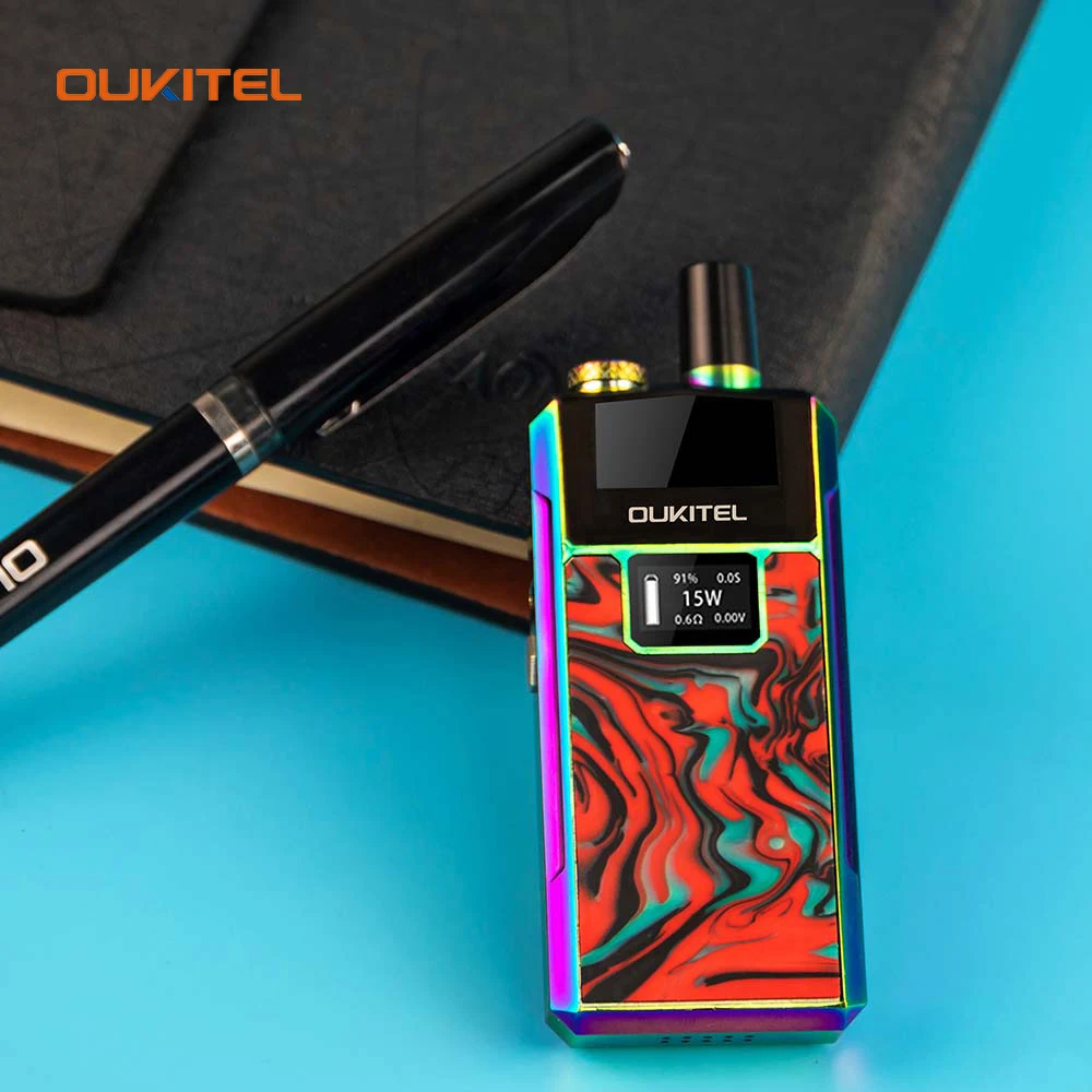Оригинальный комплект вейпа Oukitel Bison встроенный аккумулятор 1000 мАч и картридж 2 мл