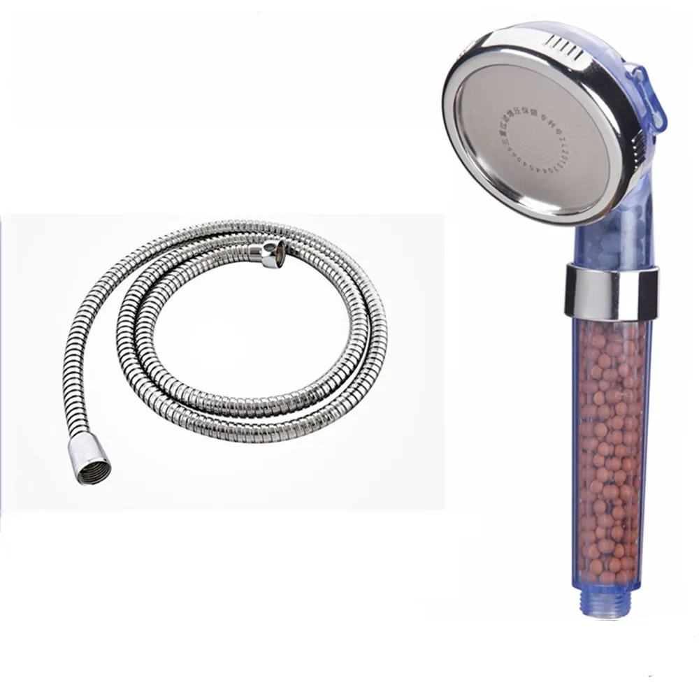 

2018 new Health Anion shower Handheld Water-saving Bath Shower Nozzle Filter Head Sprinkler Sprayer for Bathroom Accessories