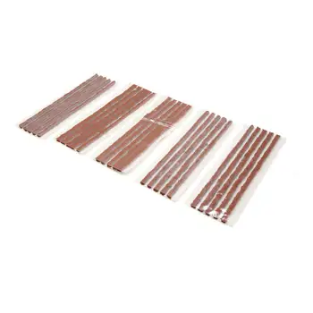 

uxcell 5pcs Brown Tubeless Tyre Tire Repairing Seals Rubber Strip for Car Automobile