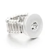 10PCS Wholesale Elastic Snap Ring Jewelry DIY 18mm Metal Snaps Button Ring For Women Fashion Jewelry 4