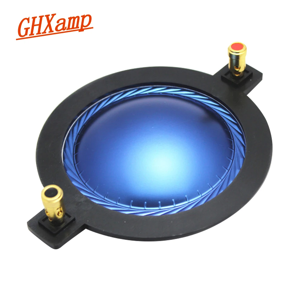 GHXAMP 2PCS 74.5mm Blue Film TREBLE Voice Coil Horn Tweeter Diaphragm