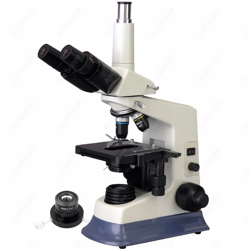 Darkfield Brightfield Биологический микроскоп -- AmScope поставки 40X-1600X Профессиональный Darkfield Brightfield Биологический микроскоп