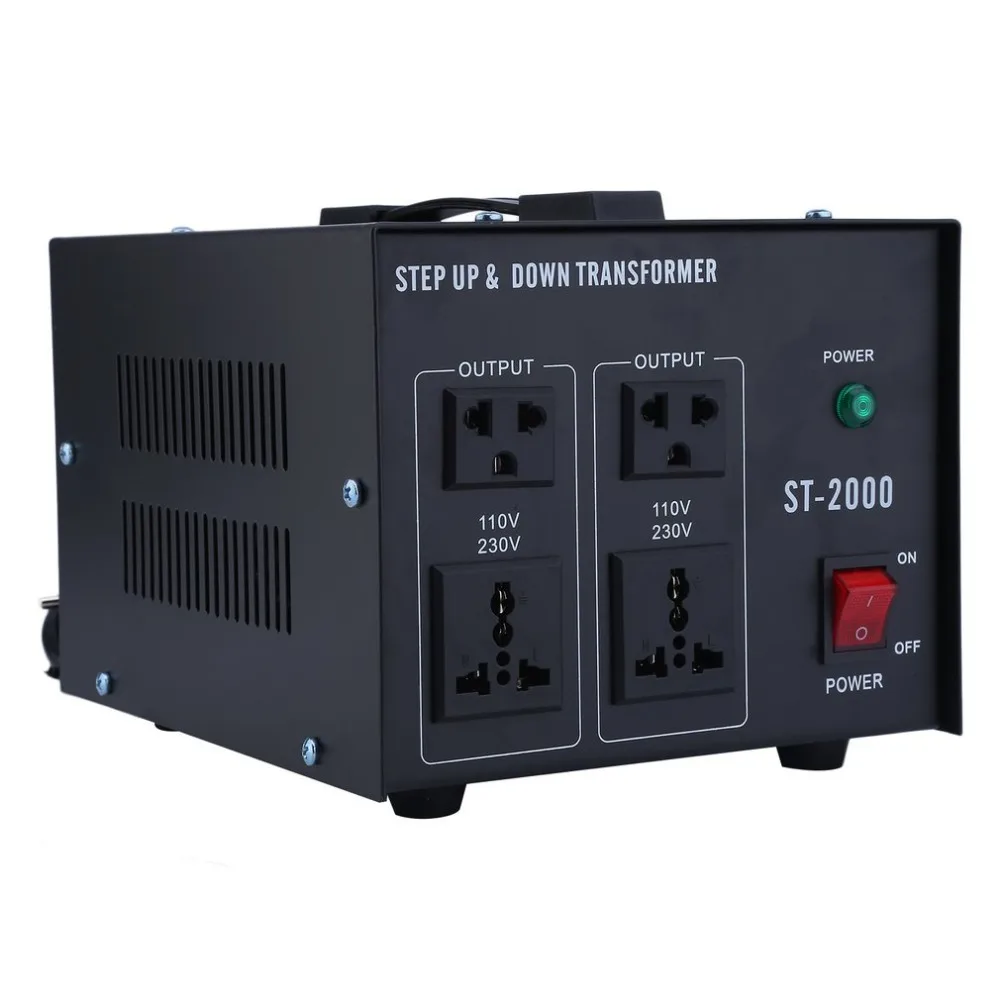 Здесь продается  Professional 2000W Voltage Regulator Converter Transformer Step Up Down 110-230V For Electrical Appliances EU Plug DT-2000W  Электротехническое оборудование и материалы