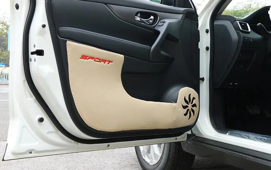 Внутренняя Автомобильная дверь защитная накладка защита от ударов накладка комплект Накладка аксессуары для Nissan X-Trail X Trail T32 Rogue