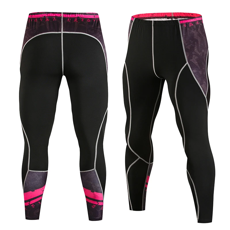 Компрессионные штаны для бега, мужские спортивные Леггинсы для тренировок, фитнеса, спортзала, пробежки, брюки, мужская спортивная одежда для кроссфита