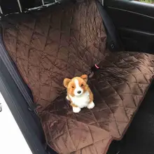 Водонепроницаемый чехол на два сиденья для домашних собак, чехол на автомобильное сиденье, два цвета, выбор аксессуаров для домашних животных, коврик для собак