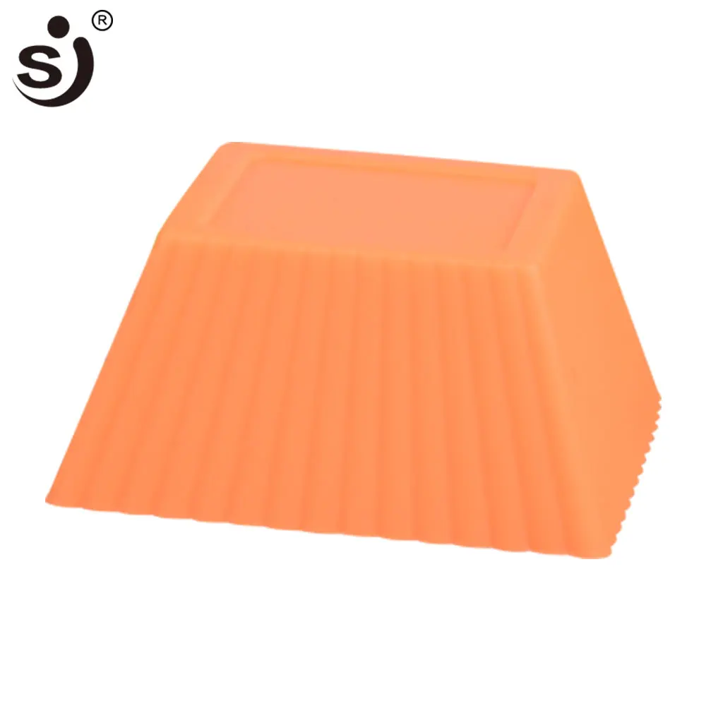 SJ с добавкой квадратная 6 Маффин силиконовая форма-лоток вкладыши для капкейков выпечки формы для выпечки торта кухонные Инструменты для декорирования принадлежностей