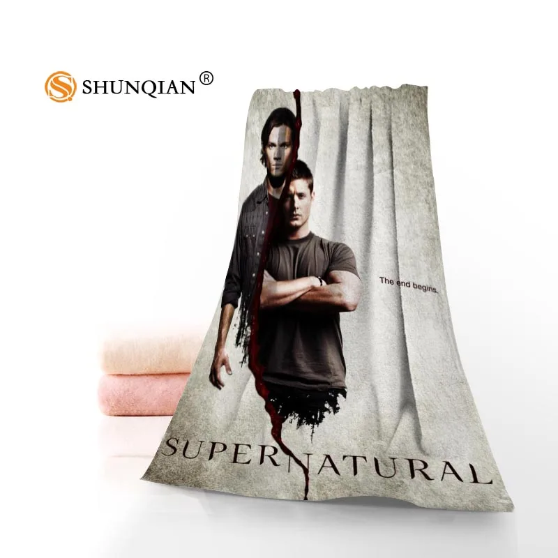 New Supernatural Towel Printed Cotton Face/Bath Towels Microfiber Fabric For Kids Men Women Shower Towels