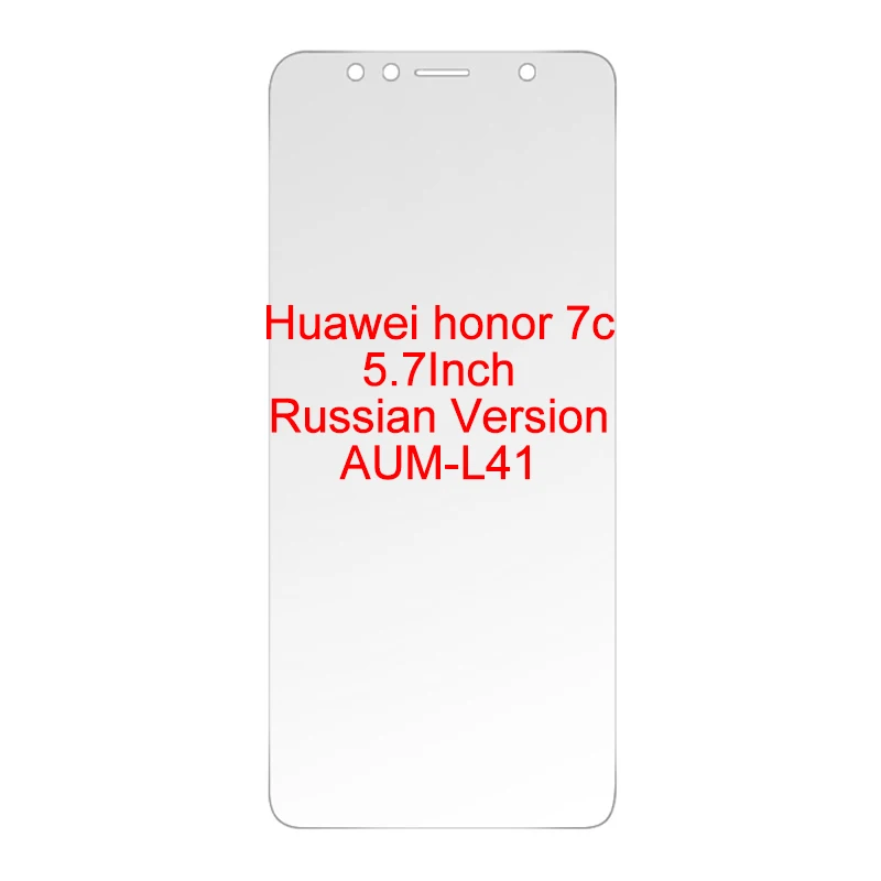 Закаленное Стекло для huawei Y3 Y5 Y6 Y7 honor 10 7A 7C 7X 6A honor 9 lite Защитная пленка для экрана на honor 7A 7C профессиональная защитная пленка - Цвет: Honor 7C AUM-L41