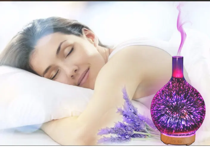 Difusor de Óleo Decoração da Lâmpada Colorido Mágica Vidro Led Night Light Essencial Aromaterapia ar Purifierhome Luz 3d 10 light difusor de óleo essencial aromaterapia ar