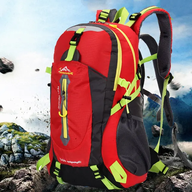 40l Water Resistant Travel Backpack Camp Hike Laptop Daypack Trekking